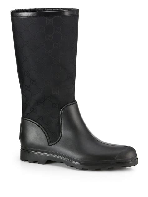 short gucci rain boots|farfetch gucci rain boots.